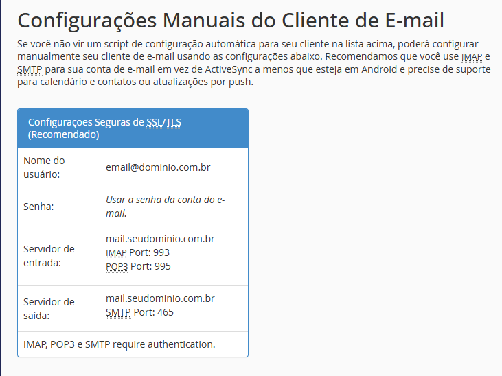 Screenshot 3 - Como Configurar Autenticação SMTP para Envio Seguro de E-mails no cPanel